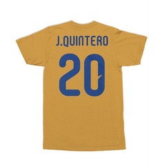 Colombia Soccer Fans Quintero 20 Jersey Style Unisex T-Shirt