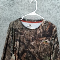 Mossy Oak Shirt Adult XL Camouflage Scent Control Performance Stretch Camo Mens