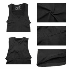 Men Gynecomastia Compression Shirts Slimming Undershirt Tank Top Abs Body Shaper