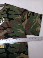 Port & Company Shirt Mens M Green Camouflage The Beer Hunter Sports Bar Tee Top