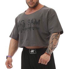 BIG SM Ragtop Rag Top T-Shirt Bodybuilding Oversize Gym Lifting Bulldog 3005