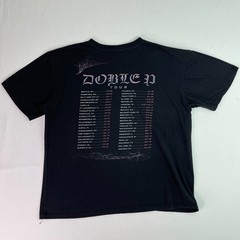 Peso Pluma Mens XL Black Doble P Tour Graphic Tee Concert Music Shirt