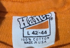 Vintage Hanes 1980 Baltimore Orioles Wild Bill Cartoon T Shirt Made In USA