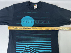 RARE Vtg Y2K Poison The Well T Shirt 2005 Sz M Band Tee Metal Hardcore Metalcore