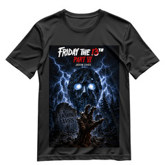 Friday the 13th Part VI T-Shirt Jason Voorhees Shirt S-3XL Friday Tee V2