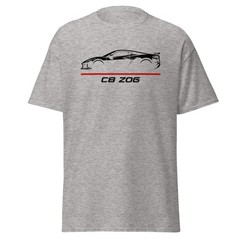 C8 Z06 Corvette Flat Plane Crank High RPM Weapon Graphic T-Shirt Gift