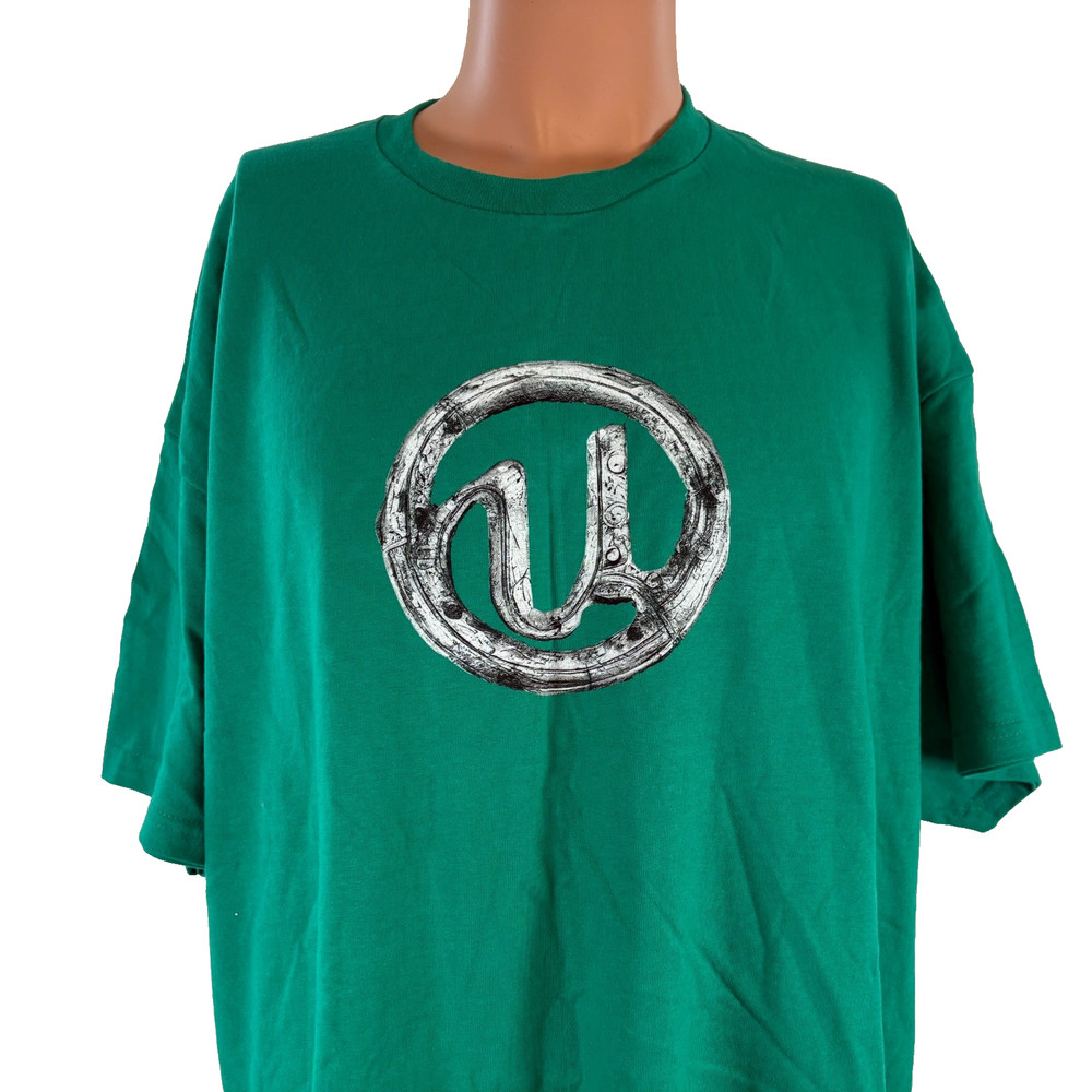 Usher Tour T Shirt Mens Size 2XL Crew Member 2024 Green
