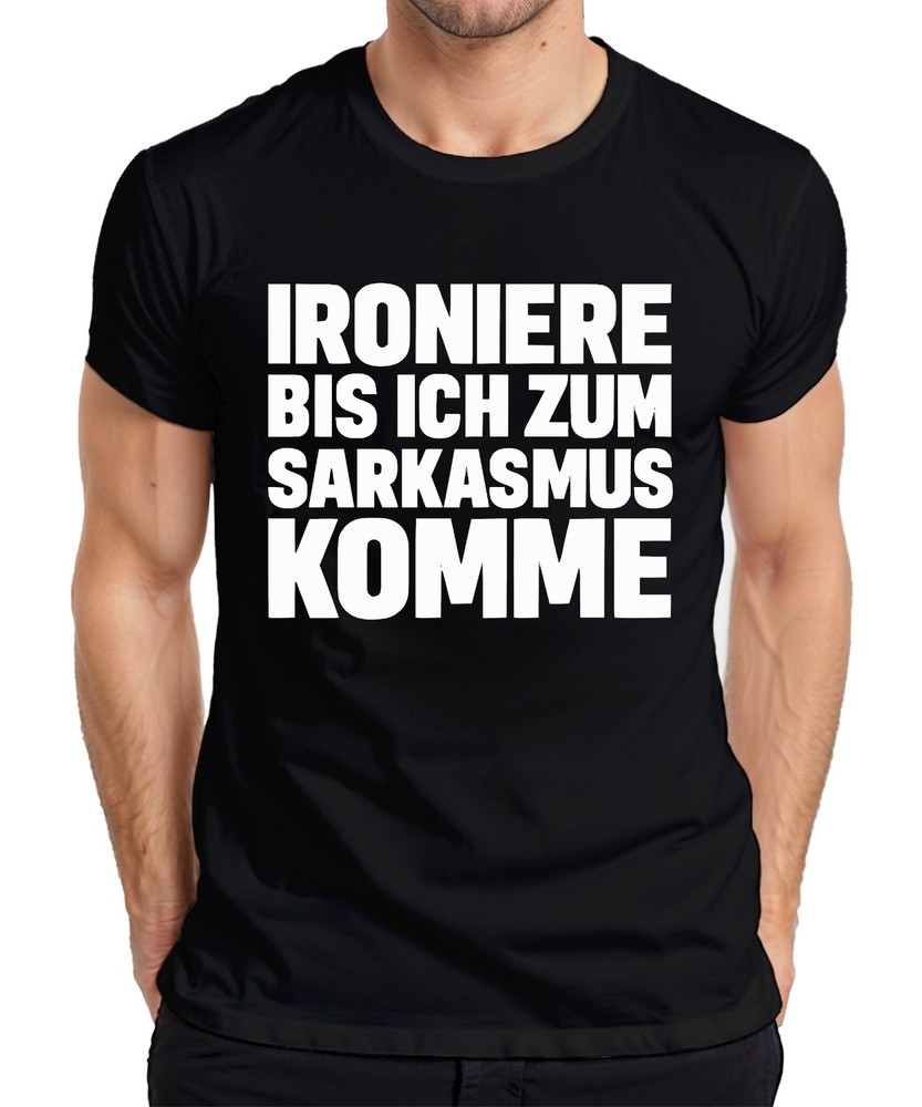 Iron Until I Get To Sarcasm Sarcastic Naughty Gift Mens T-Shirt