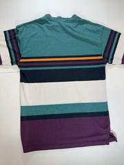 Vintage Knights Of Round Table Crewneck Men’s Shirt L Color Block Striped