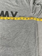 VTG Army Shirt Adult Large Spell Out Physical Fitness Uniform Short Sleeve Mens
