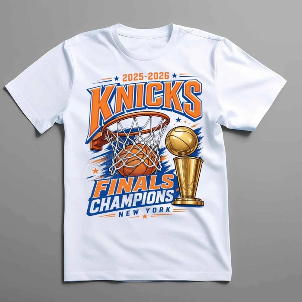 Vintage Knicks Championship 2026 Basketball Graphic T Shirt Black