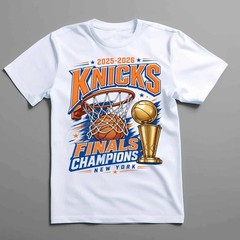 Vintage Knicks Championship 2026 Basketball Graphic T Shirt Black