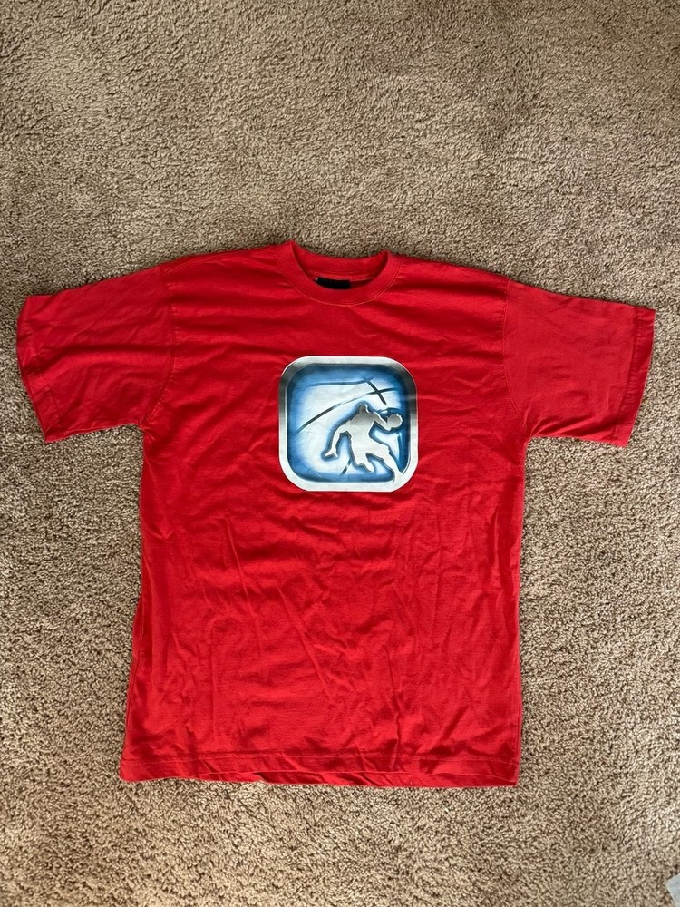 Vintage AND1 Basketball Graphic T-Shirt Red Size XL 18/20