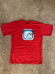 Vintage AND1 Basketball Graphic T-Shirt Red Size XL 18/20