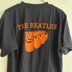 The Beatles Rubber Soul Shirt Print All Over Single Stitched Vintage L REPRINT