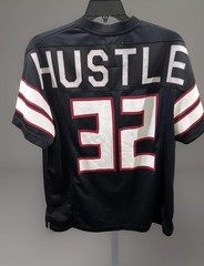 Hustle Gang Block by Block Football Jersey Grid Iron Hawk HG 32 X-LARGE