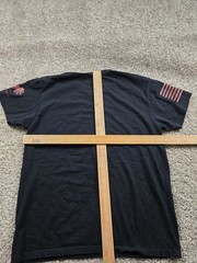 Grunt Style RED T Shirt Mens XL Black Graphic Short Sleeve Memorial