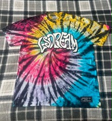 XL LSDream Choose Your Adventure V.2 Tie Dye Double-Sided Graphic Print T-Shirt