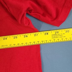 Men’s Heavy Cotton Short Sleeve Christmas Holiday Shirt Santa Claus Red Size 3XL