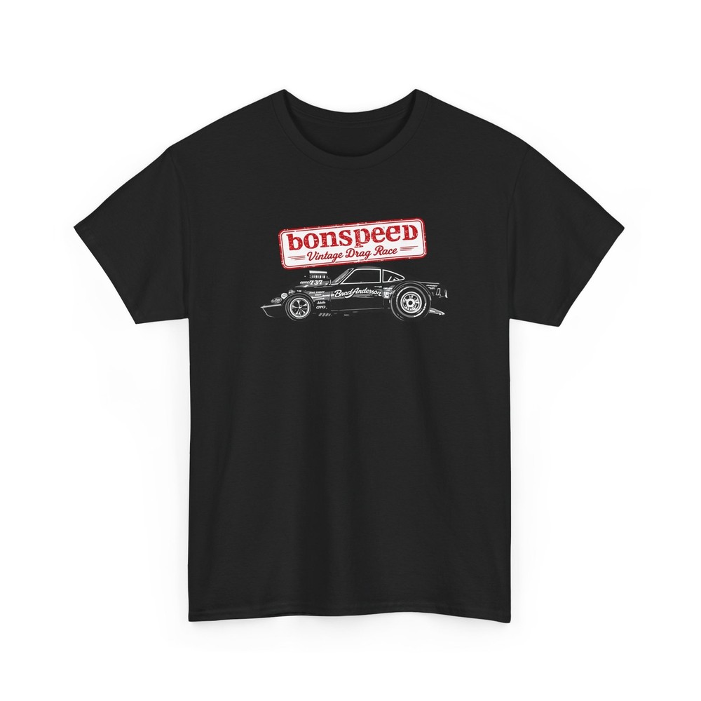 bonspeed Vintage Drag Race Tee Blown Opel Race Car T-Shirt