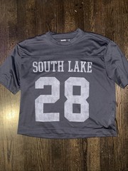 Hollister Boxy Cropped Jersey South Lake Long Sleeve Shirt