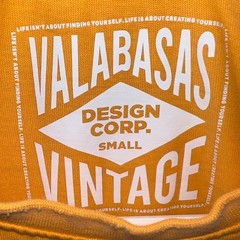 Valabasas Vintage Worn To Inspire Cobra Skull Tattoo Shop Yellow T-Shirt Small