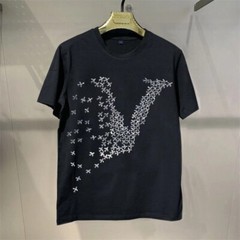 New Men Luxury Diamond Fashion Rhinestones Fashion T-Shirt High Quality 4 Colors