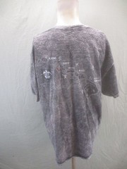 Hawaiian Lava Size XL Mens Gray Short Sleeve Crew Neck Casual Logo TShirt 081