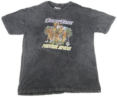 Los Angeles Lakers Showtime Never Ends Basketball Shirt Cartoon Legends 2XL Gray
