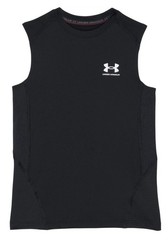 Under Armour Youth HeatGear Sleeveless T-Shirt Black – Size YM