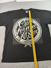 Shaka California All Stars Graphic Tee 2XL Black Skate Streetwear Bandana Print