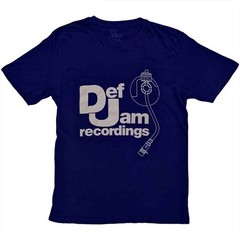 Def Jam Recordings ‘Logo & Stylus’ (Navy) T-Shirt