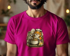 Chef Cat T-Shirt | Funny Cooking Cat Shirt | Cute Pasta Lover Tee | Retro Kitche