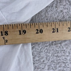 Vintage BVD Shirt Mens Medium White Crew Neck Undershirt Classic Plain Blank Tee