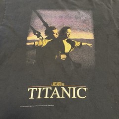 Vintage 1998 Titanic Movie Promo Shirt Size Large Jack Rose Leonardo DiCaprio