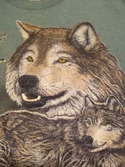 Vintage Signal Sports USA 90s North American Gray Wolf Medium Wildlife Outdoor