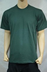 1 NEW PRO5 SUPER HEAVY WEIGHT T-SHIRT FOREST GREEN TEE PLAIN BLANK COTTON S-7XL