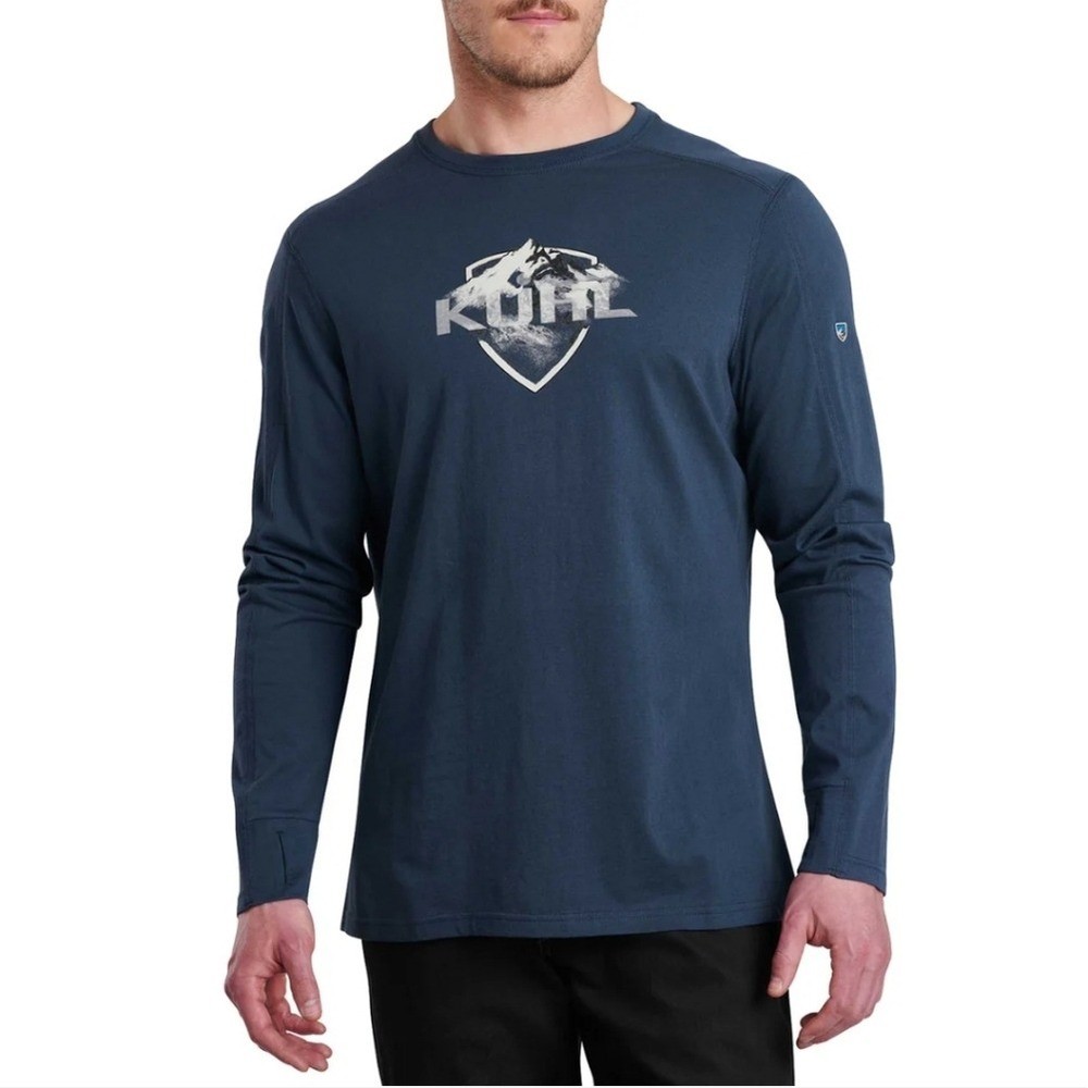 Kuhl Classic Fit Wildfibre Organic Cotton Long Sleeve Tee Size Medium