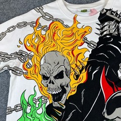 Chronic Images Shirt Mens XL “Hell Race” Spawn vs Ghost Rider AOP All Over Print