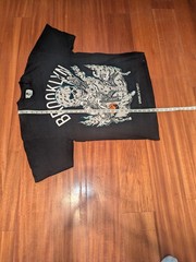 Warren Lotas Brooklyn Nets Finest Brewing Skull Tee size Large Big Graphic