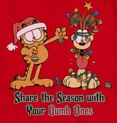 Garfield “Share The Season” T-Shirt – Regular or Tank – to 5X