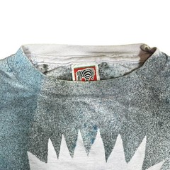 Vintage Kichaka Kenya Tribal Mask All Over Print T Shirt Single Stitch XL