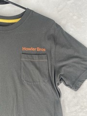 Howler Bros Shirt Mens Medium Gray Pelican Graphic Pocket Tee 2025 Style