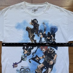 Y2K Kingdom Hearts Birth by Sleep Promo White T-Shirt Disney Square Enix Large