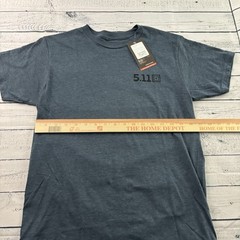 NEW 5.11 Short Sleeve Logo T Shirt Men’s Small Indigo Blue