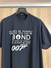RARE James Bond Agent 007 Vintage Movie T Shirt Mens Size XL Black