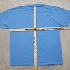 Vintage Nike Shirt Mens Large Blue Basic Base Swoosh Essential Just Do It Adult