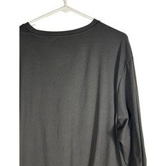Way to Celebrate Halloween Boo Crew Ghost Graphic Long Sleeve Tee Black XL 46-48