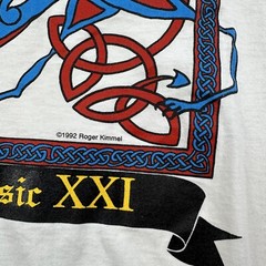 VTG Pennsic XXI Celtic Design Shirt – Sz M – Stained Singled Stitch See Pics