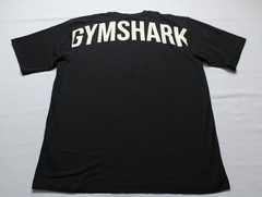 Gymshark Men’s Oversized Fit Power Logo T-Shirt NN7 Black/Oat White XS NWT